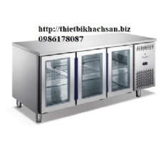 TỦ MÁT 3 CÁNH KÍNH FREUC-1808B